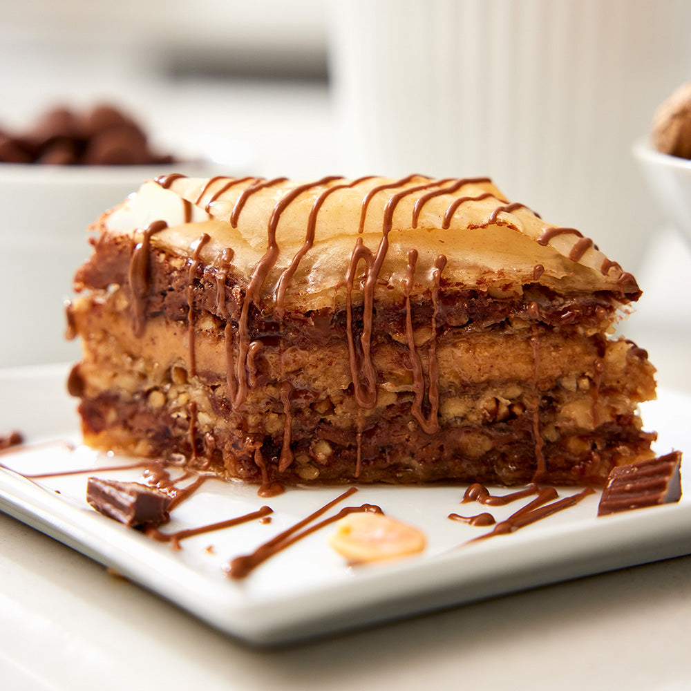 Peanut Butter Cup Baklava 4-pc Gift Box